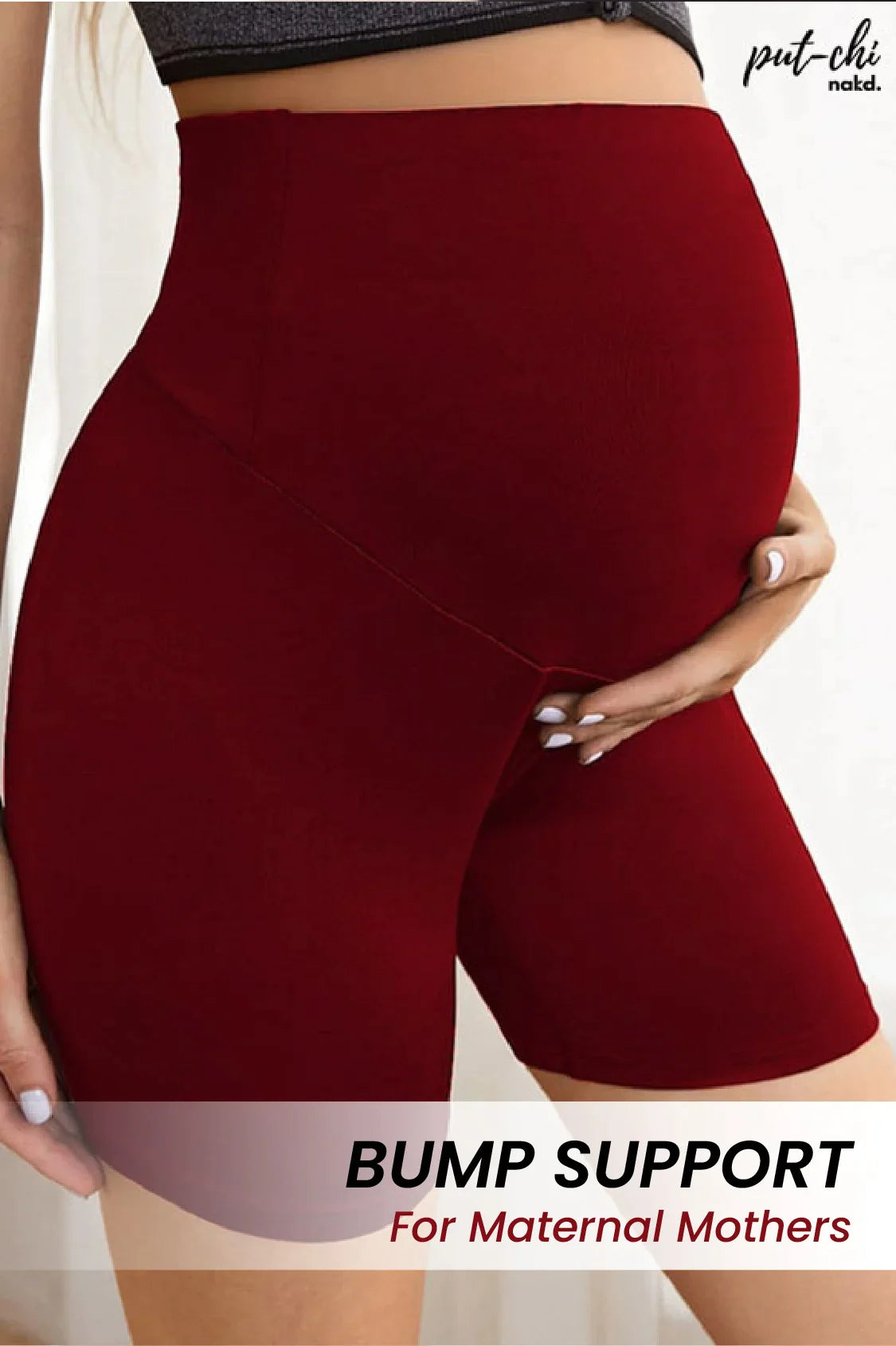 Anti Chafing Maternity Thigh Rub Shorts For Pregnant Women