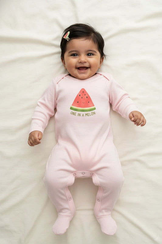 Little Slice Footed Romper