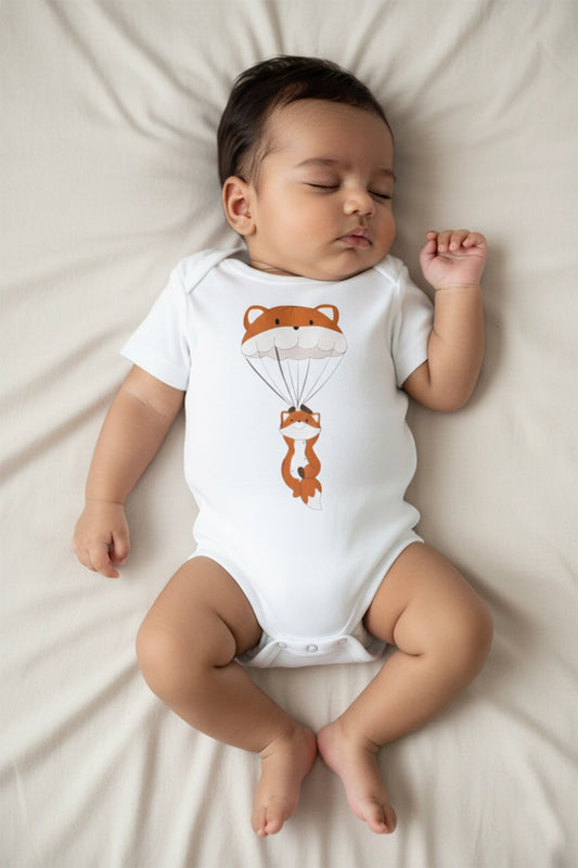 Foxy Floater knitted Onesie