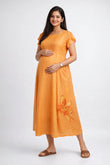 Apricot Muse Feeding Dress
