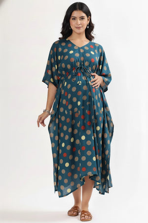 Moonlit Dots Feeding Kaftan