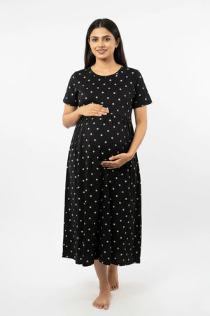 Star Light Zipless Feeding Gown