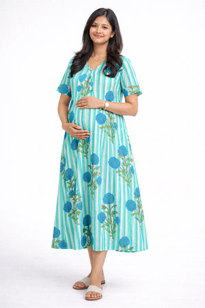 Aqua Petal feeding dress