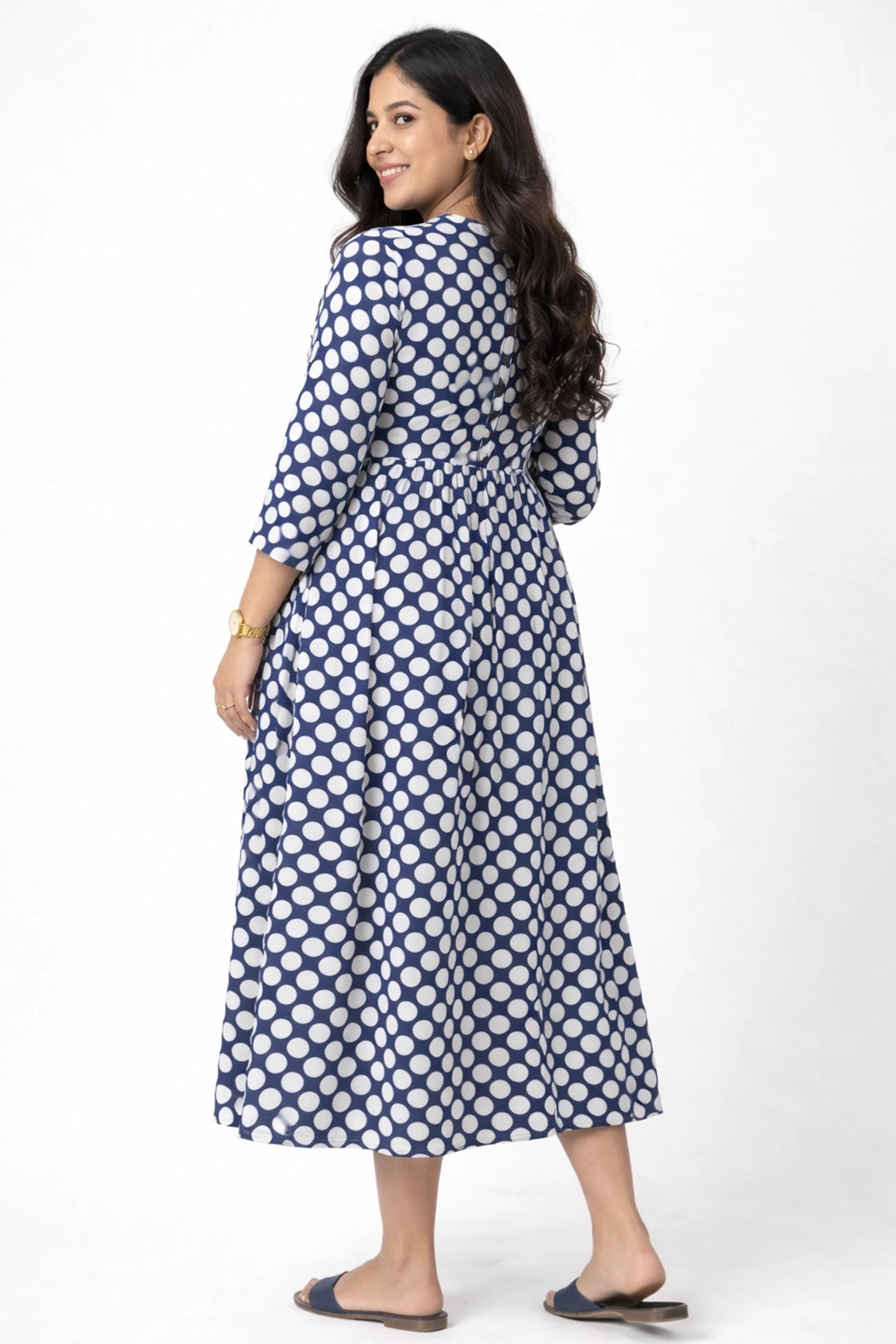 Circle Cascade Feeding Dress