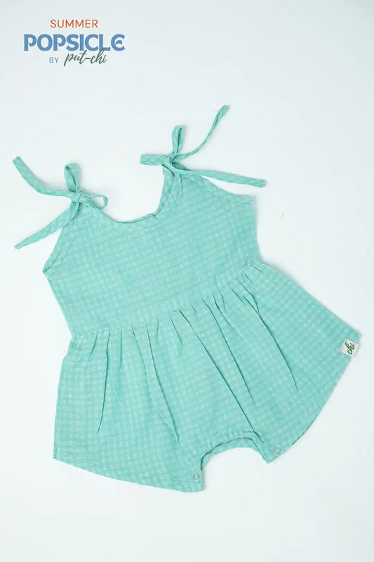 Aqua Mini Grace Romper