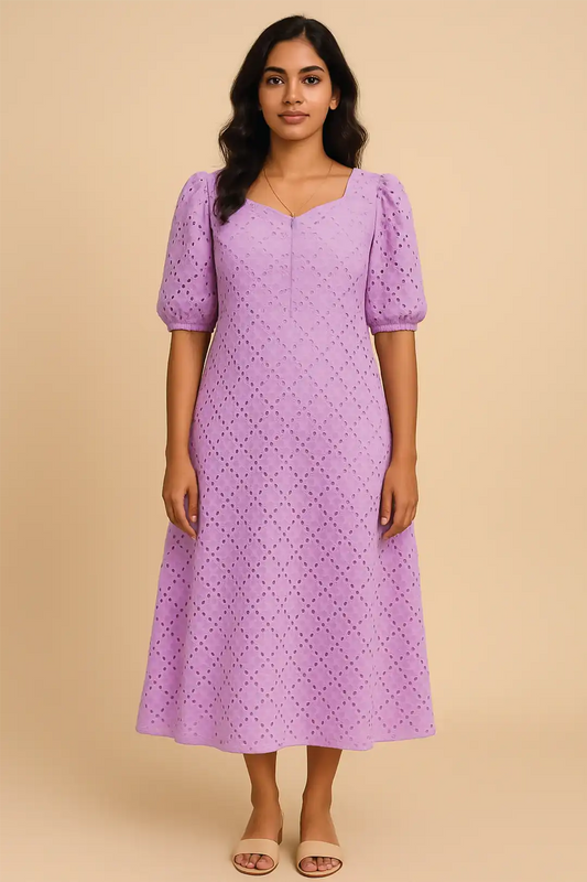 Lilac Crush Feeding Dress