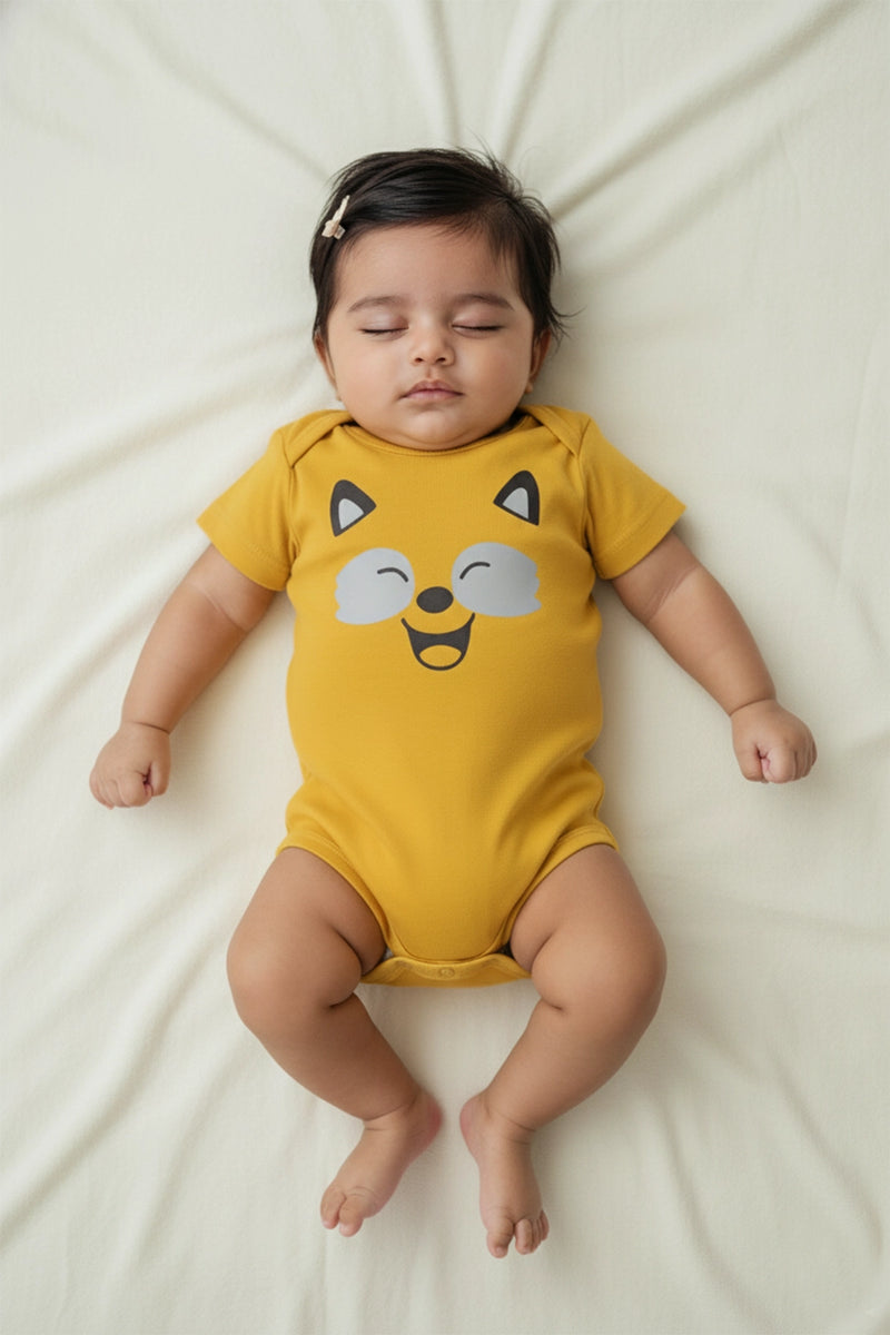 Foxy Cuddles knitted Onesie