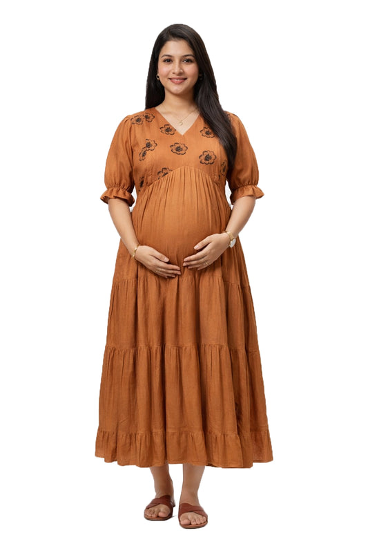 Hazel Bloom Feeding Dress