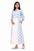 Indigo Garden Feeding Dress