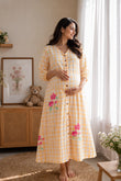 Apricot Aura Maternity Dress