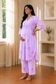 Lilac Reverie Maternity Co-ord Set