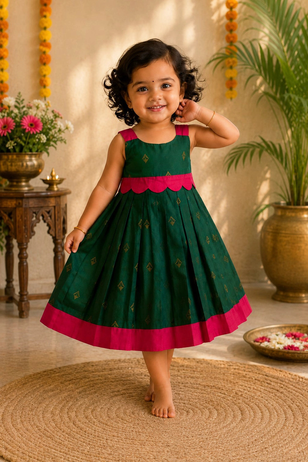 Elara Scallop Frock