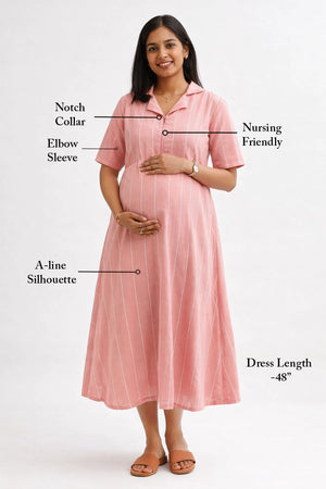 Rosy Rhythm Feeding Dress
