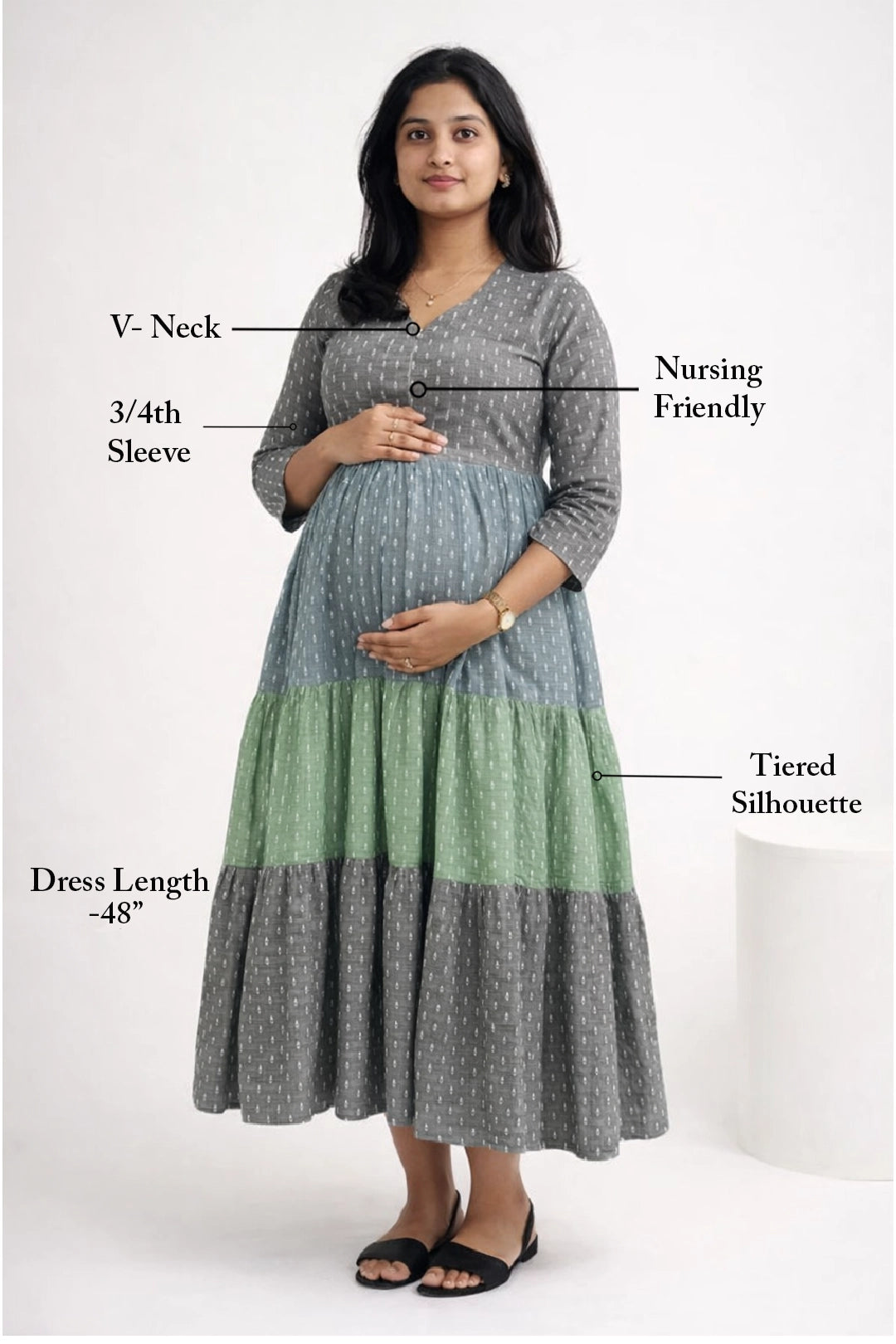 Misty Meadow Feeding Dress