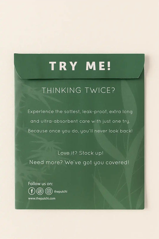 Bamboo Maternity & Heavy Flow Pads Pack of 2 (TRY ME PACK)