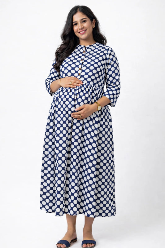 Circle Cascade Feeding Dress