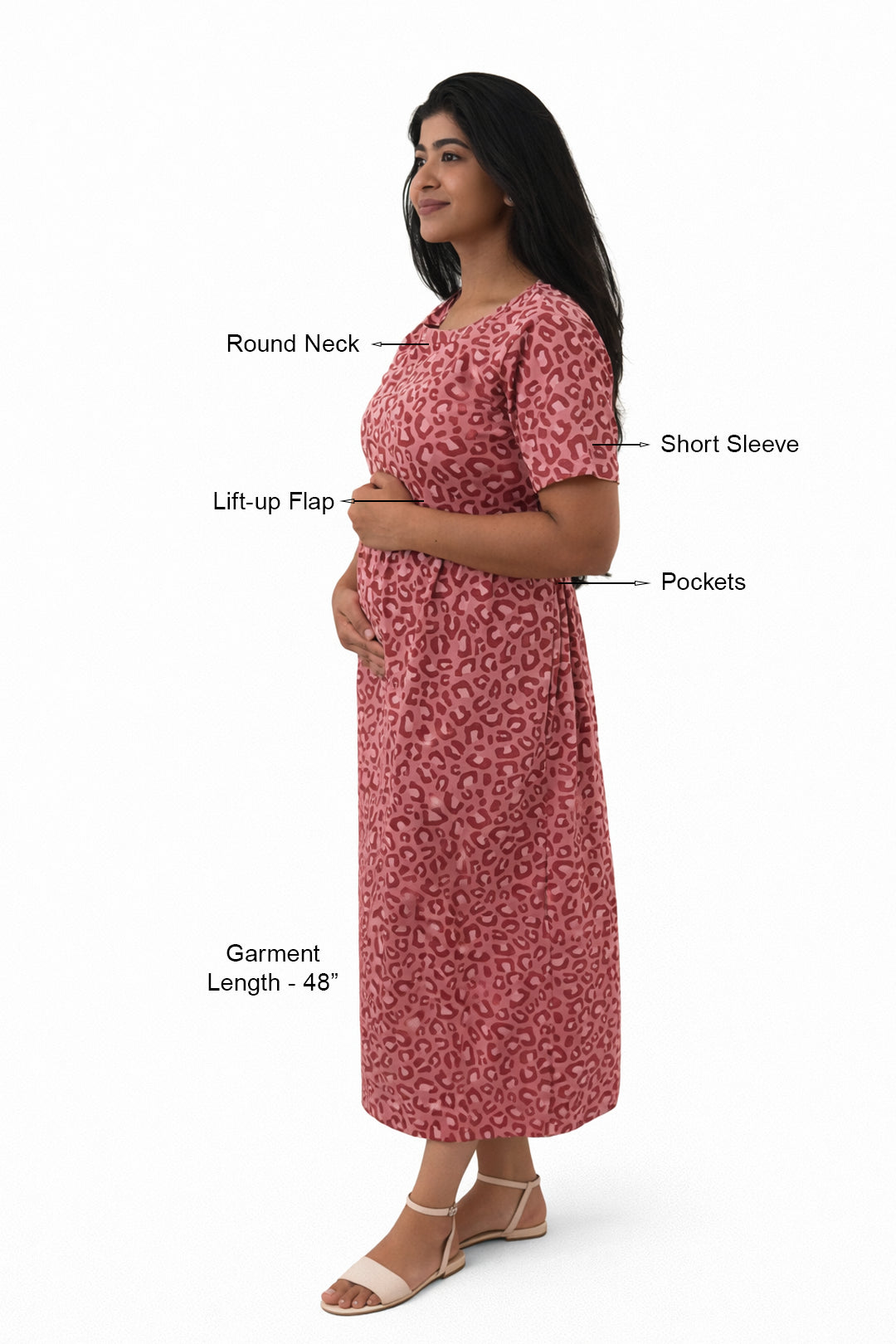 Chic Wild Zipless Feeding Gown