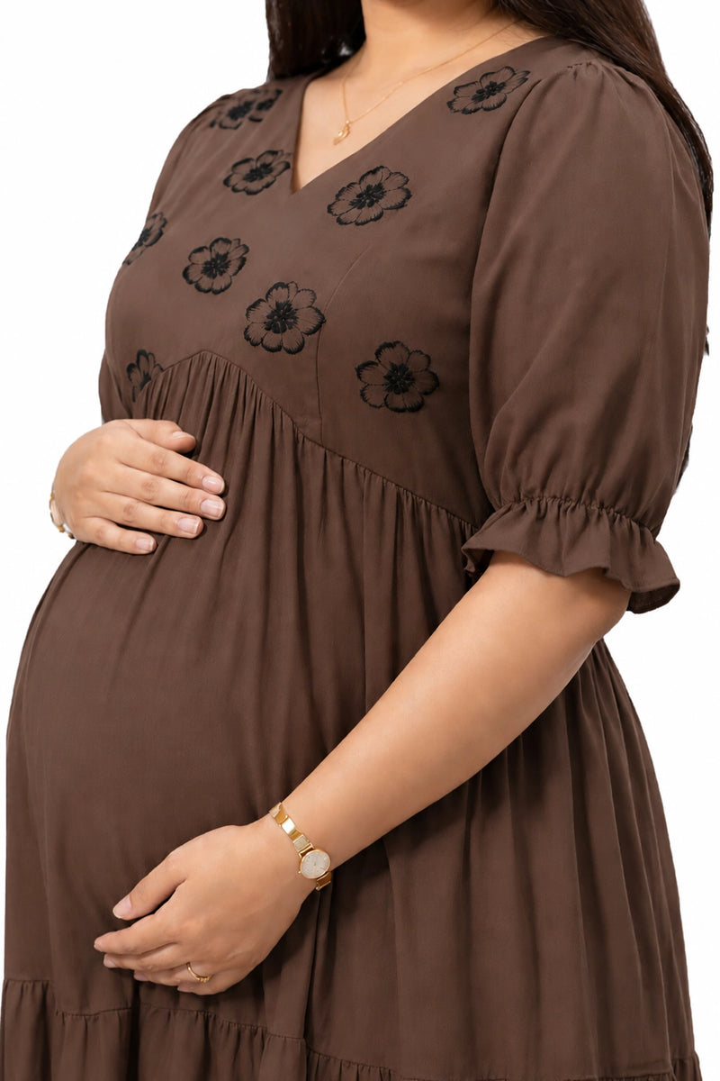 Hazel Bloom Feeding Dress