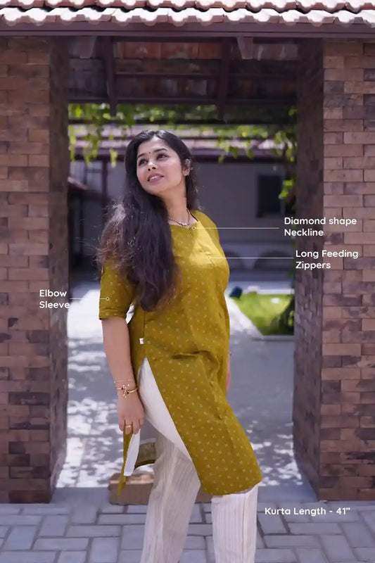 Haridra Feeding Kurta