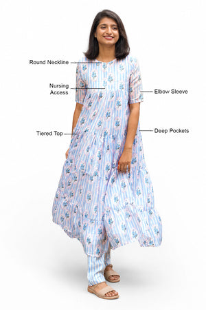 Featherlight Floral Feeding Co-ord Set