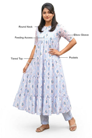 Featherlight Floral Feeding Co-ord Set