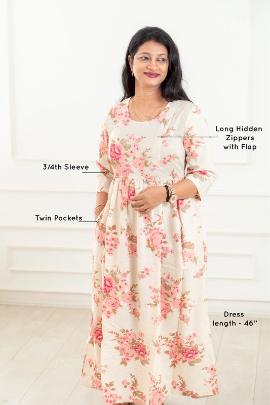 Regal Rose Feeding Dress