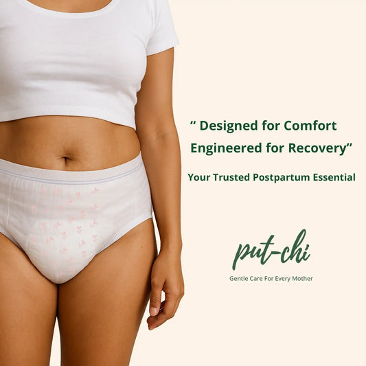 Disposable Maternity Panty Pad – XXL (Pack of 3) comfortably fits women wearing sizes XL–3XL.