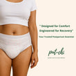 Disposable Maternity Panty Pad - XL (Pack of 3) comfortably fits women wearing sizes S–L