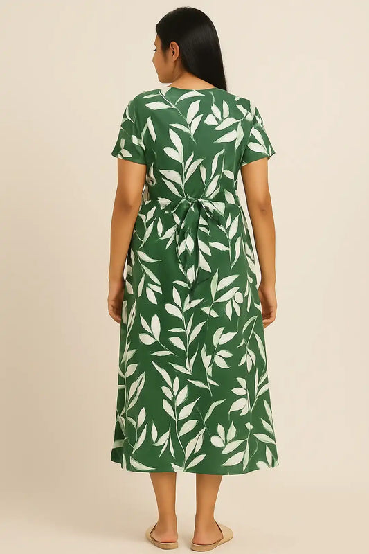 Tropical Retreat Zipless Feeding Gown