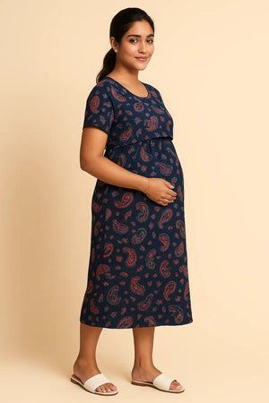 Boho Nights Zipless Feeding Gown