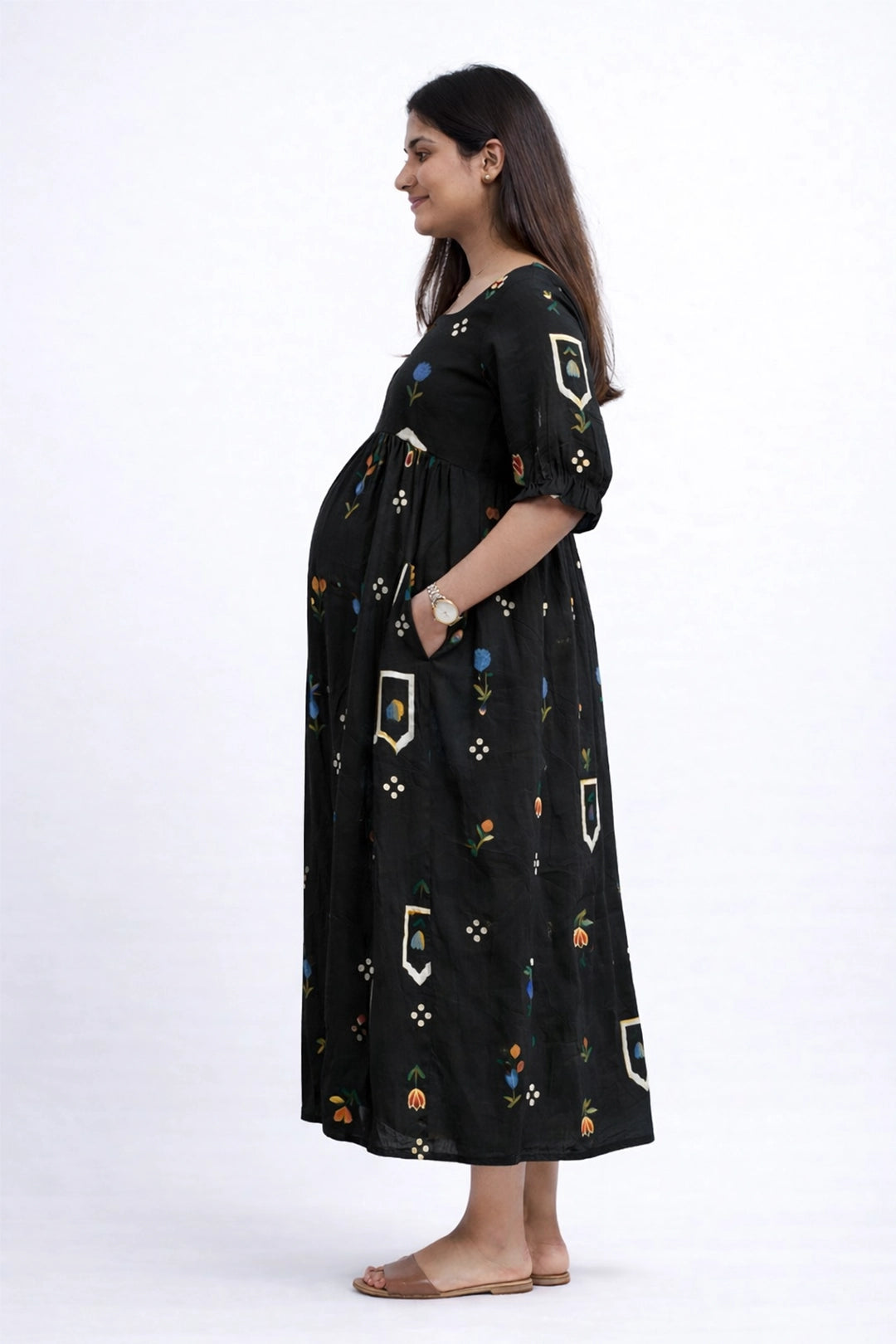 Midnight Grace Feeding Dress
