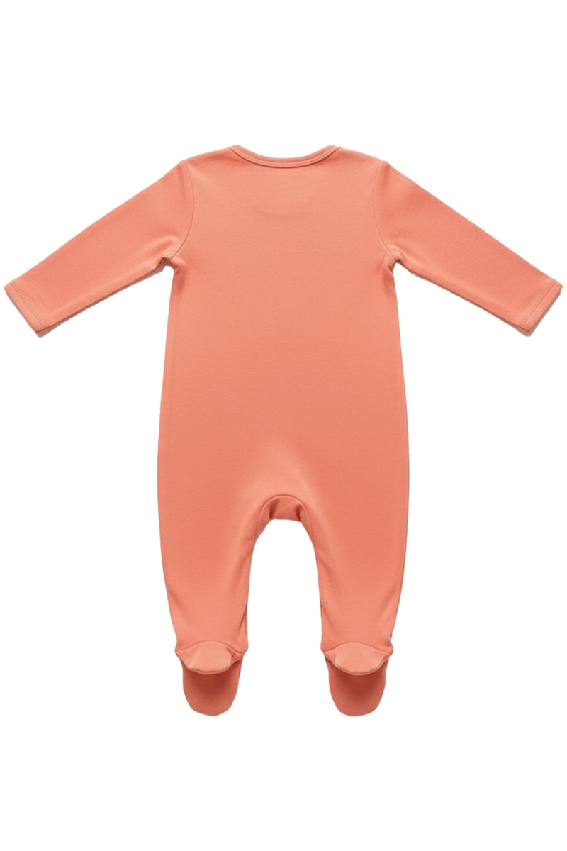Pumpkin Parade Footed Romper
