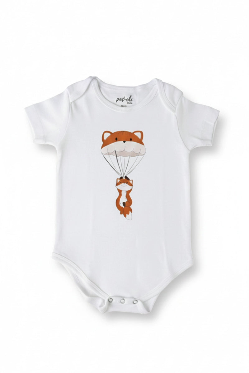 Foxy Floater knitted Onesie