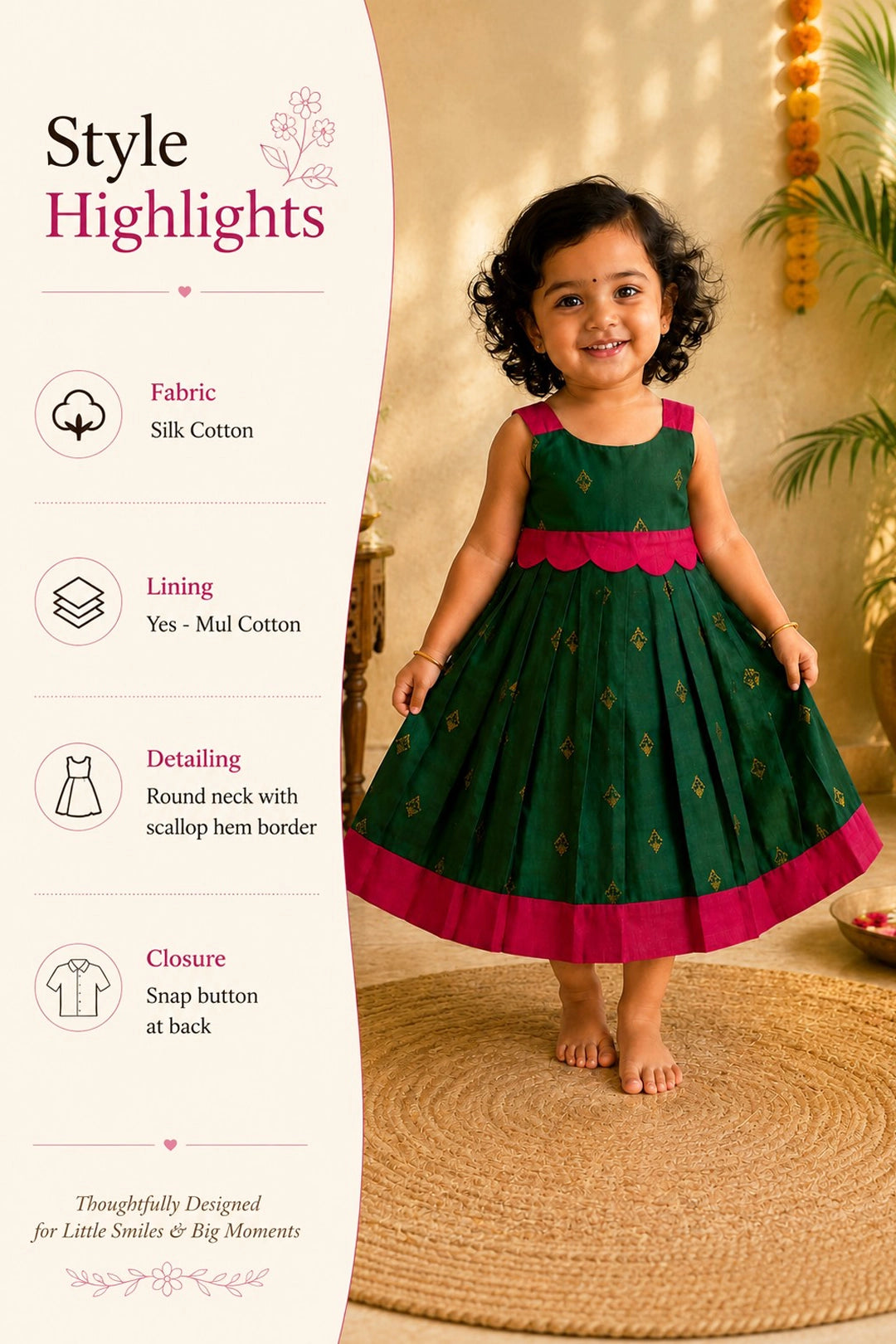 Elara Scallop Frock