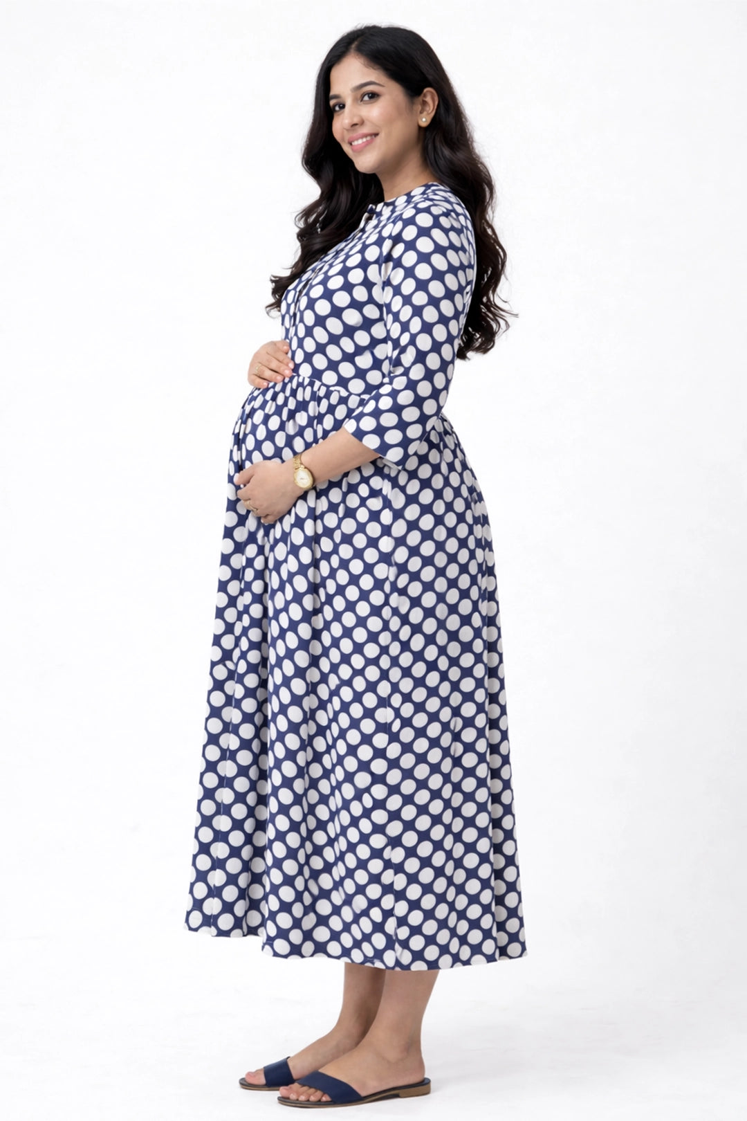 Circle Cascade Feeding Dress