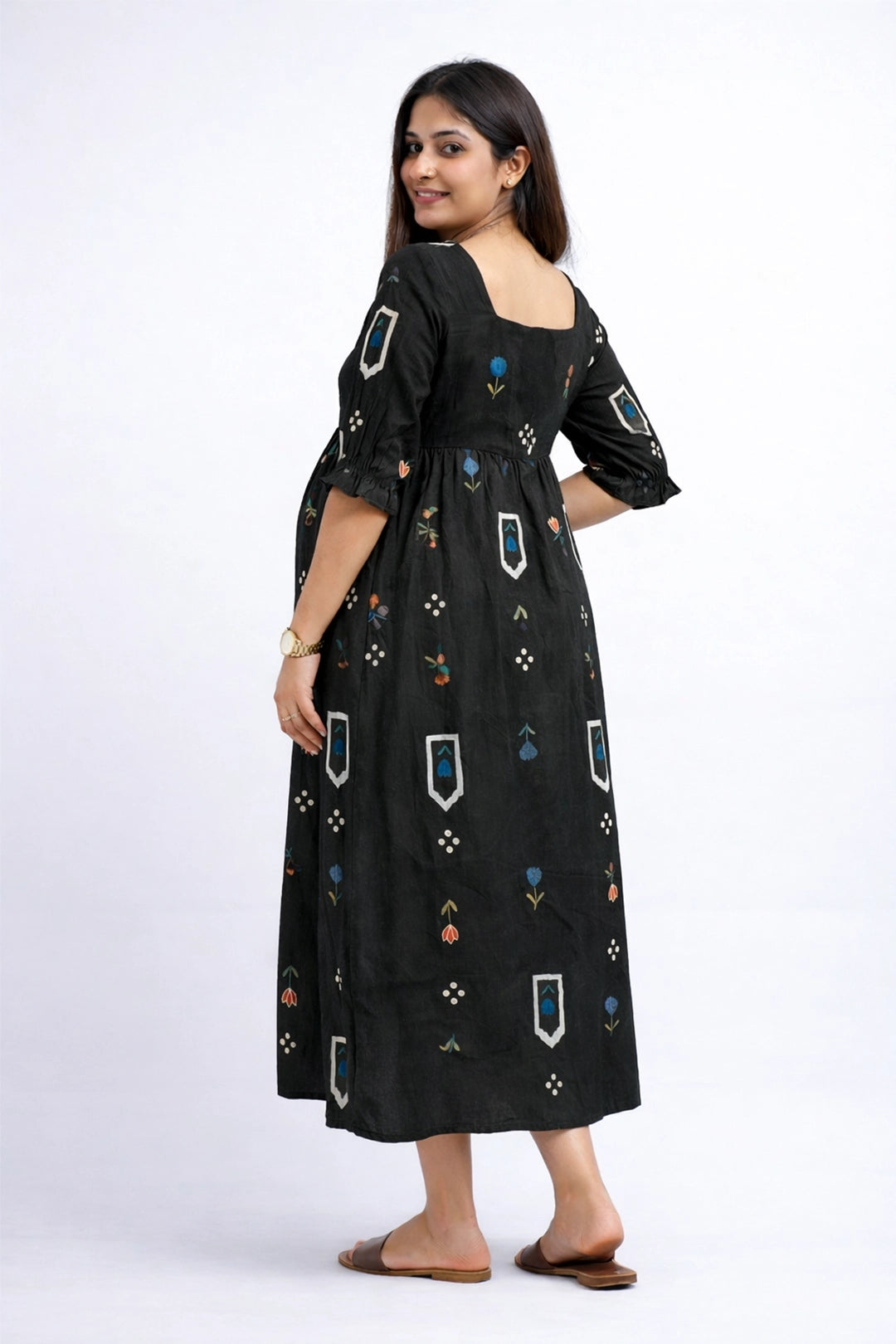 Midnight Grace Feeding Dress