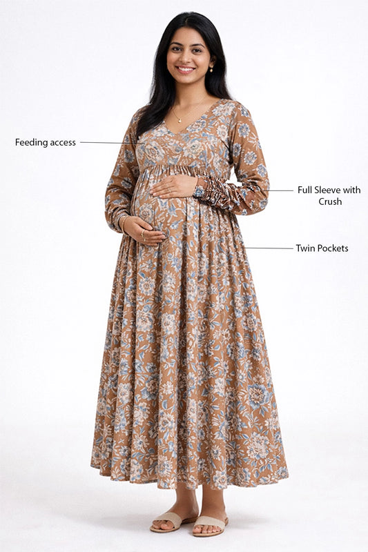 Scattered Petals Feeding Dress