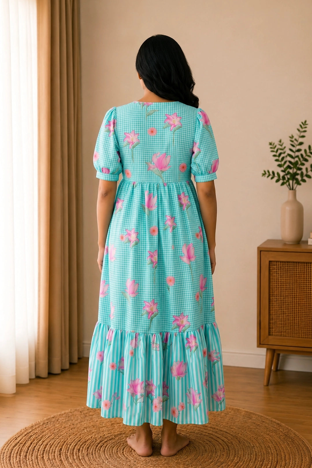 Sunlit Meadow Maternity Dress