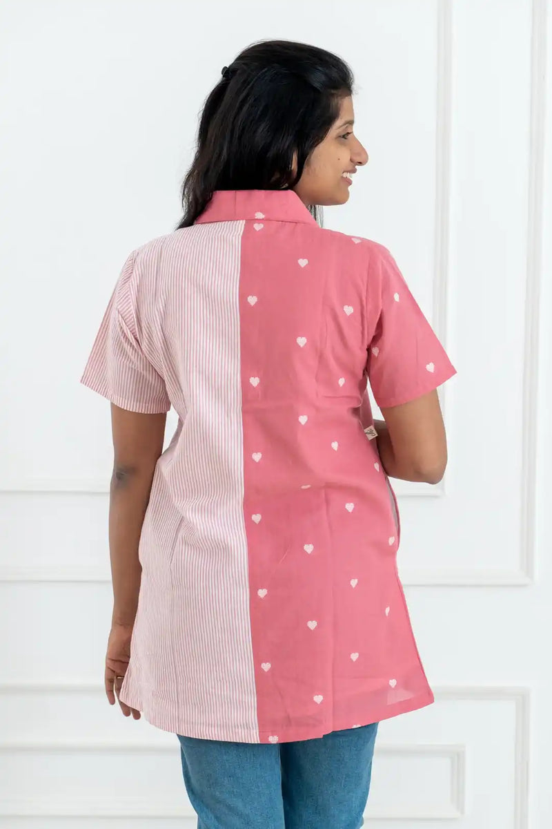 Love scape Feeding Tunic Shirt