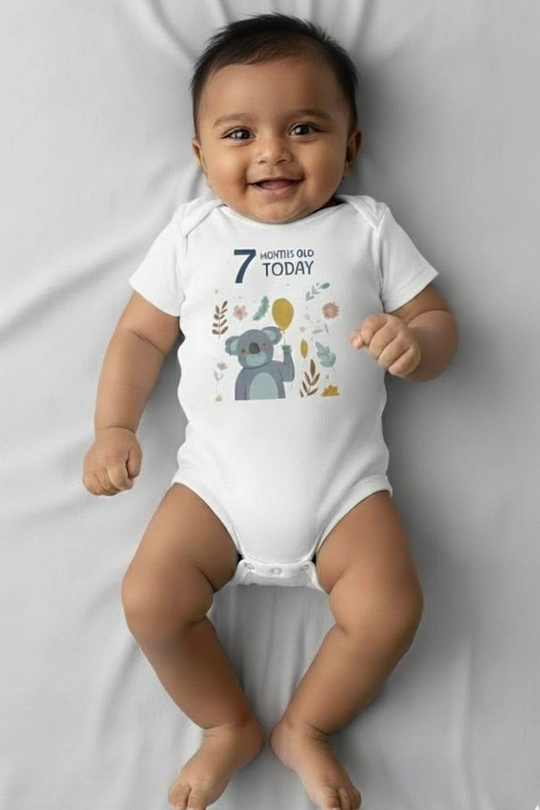7 month Milestone Onesies