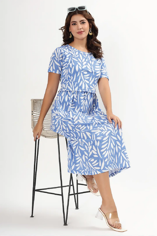 Azure Grove Zipless Feeding Gown