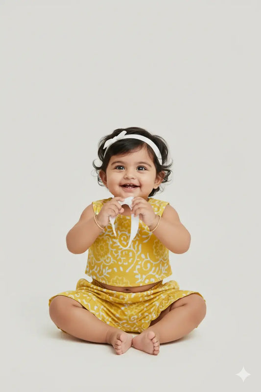 Girls Co-ord & Cotton Frock