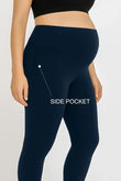 Cloud Bump Support Leggings(Navy Blue)