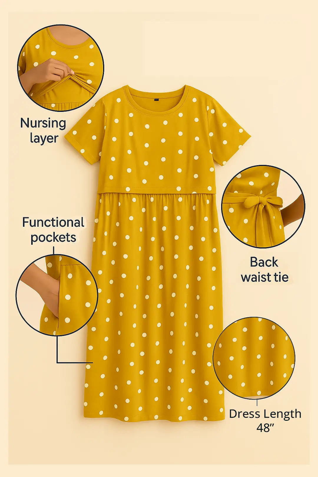Mellow Mood Zipless Feeding Gown