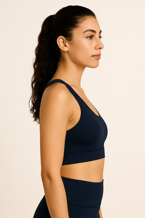 Navy Nakd Bamboo Lounge Bra