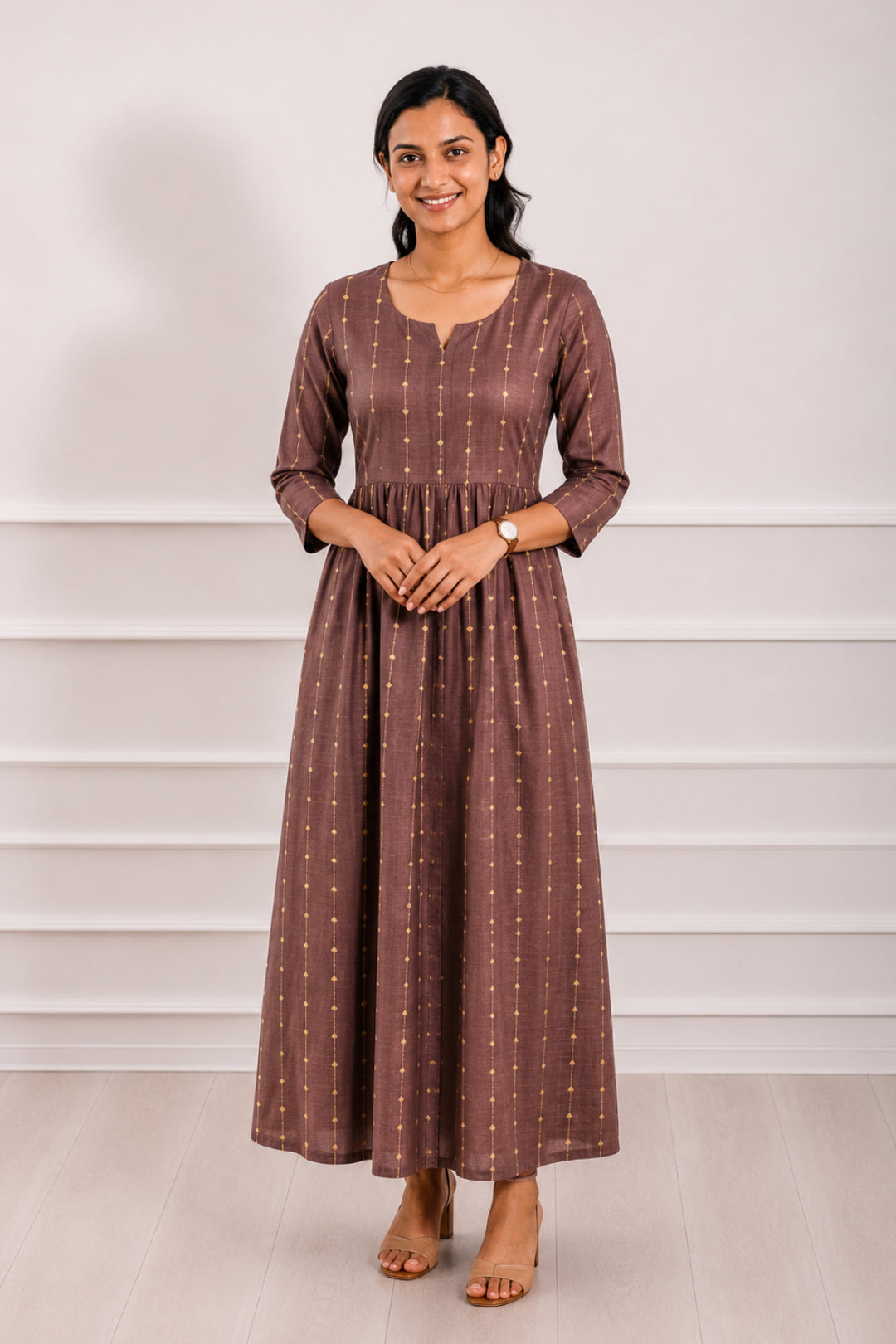 Golden Vine Feeding Dress
