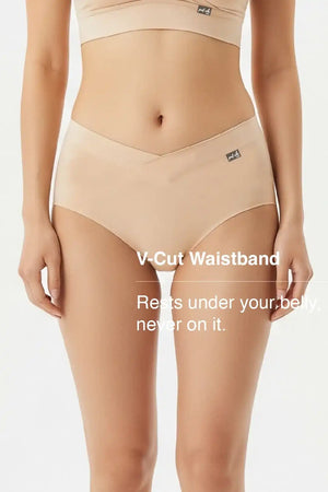 Comfort-Fit Bamboo Hipster Panty - Winter Beige