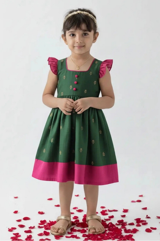 Pine Anvi Girl Frock