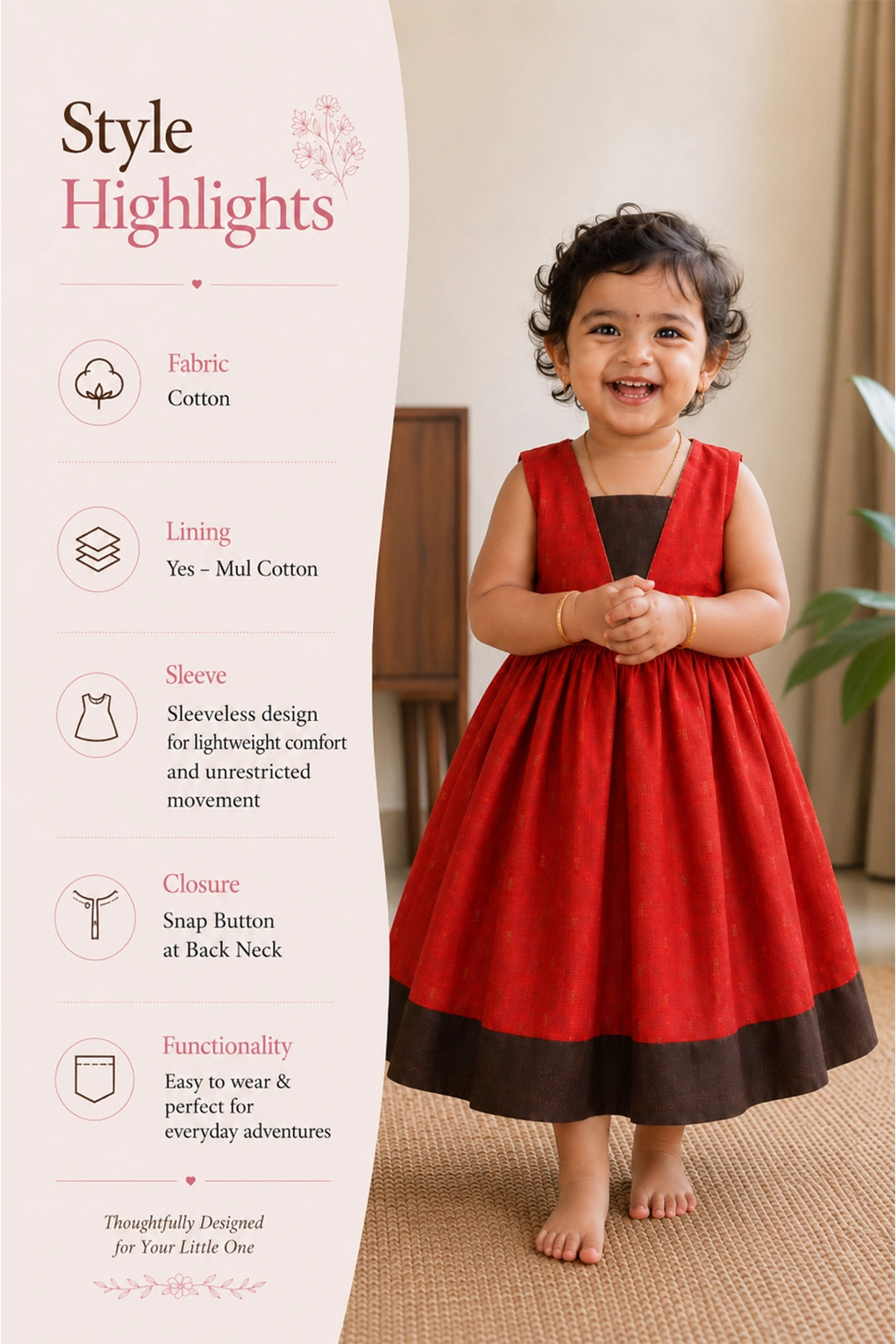 Yashvi Silk Butta Frock