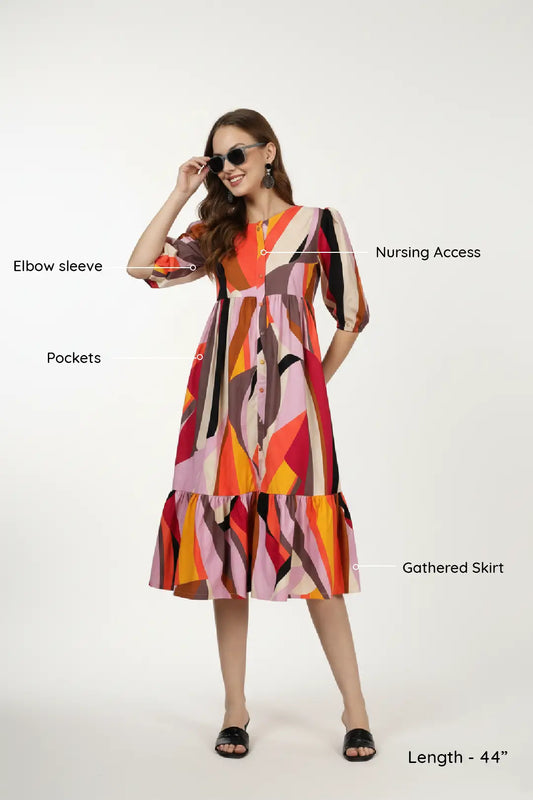 Spring Safari & Colorwave Feeding Dress